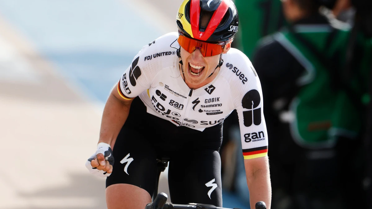 Von einer guten Helferin zur Siegfahrerin: Franziska Koch ließ bei Paris-Roubaix staunende Gegnerinnen hinter sich