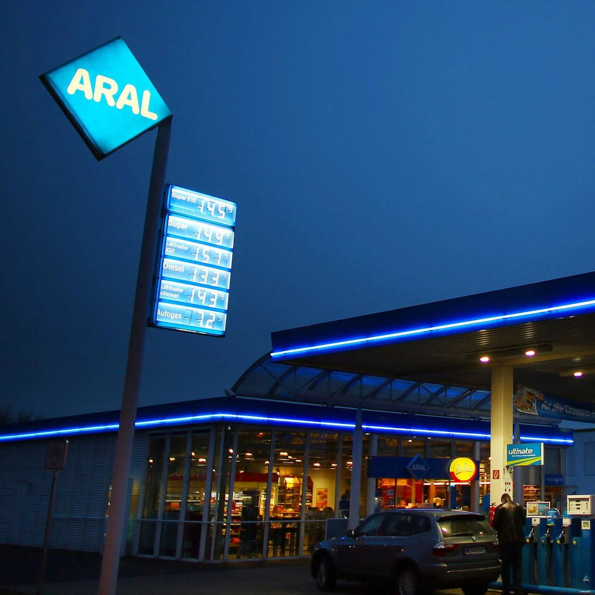 Abends weniger Kufe im Laden: Tankstellen rgern sich ber Benzinpreise |  FAZ