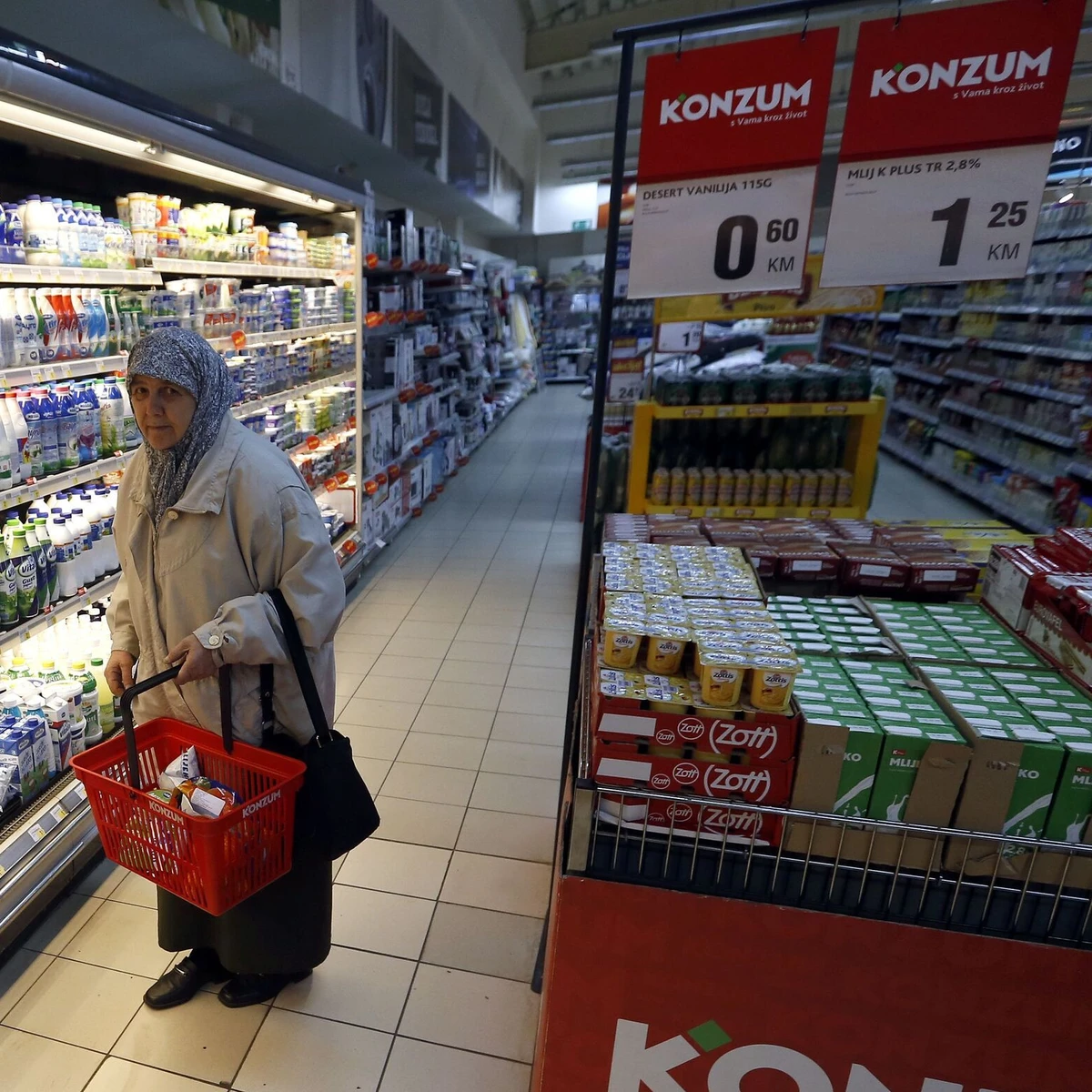 Erster Supermarkt in Kroatien verkauft Milch für Bitcoin | FAZ