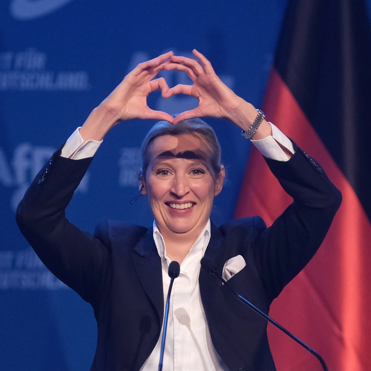 Alice Weidel lässt sich auf Wahlparteitag der AfD wie ein Popstar feiern |  FAZ