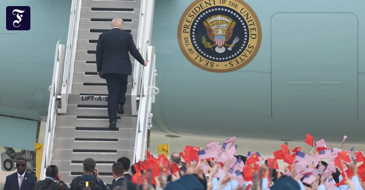 Kaum konkrete Geschäfte: Xi lässt Trump auflaufen