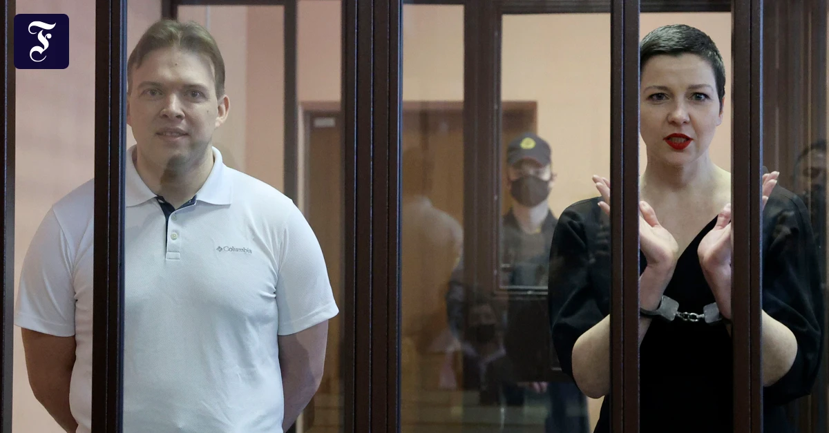 Maxim Znak und Maria Kalesnikava in Berlin: In den Kulissen des Untertans