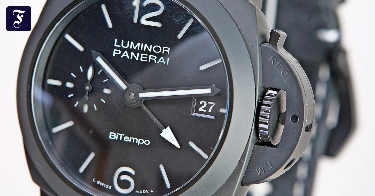 パネライ ルミノール GMT セラミカの摩耗テスト