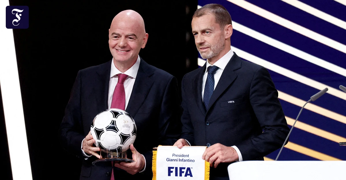 Photo: faz.net UEFA Boss Aleksander Ceferin Rules Out FIFA Presidency Bid as Opposition to Infantino Grows