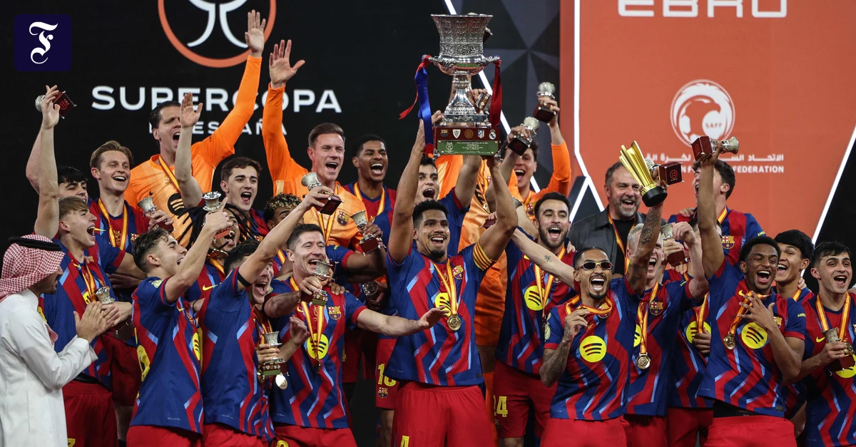 Finale in Saudi-arabien: Barcelona gewinnt Clásico und spanischen Supercup