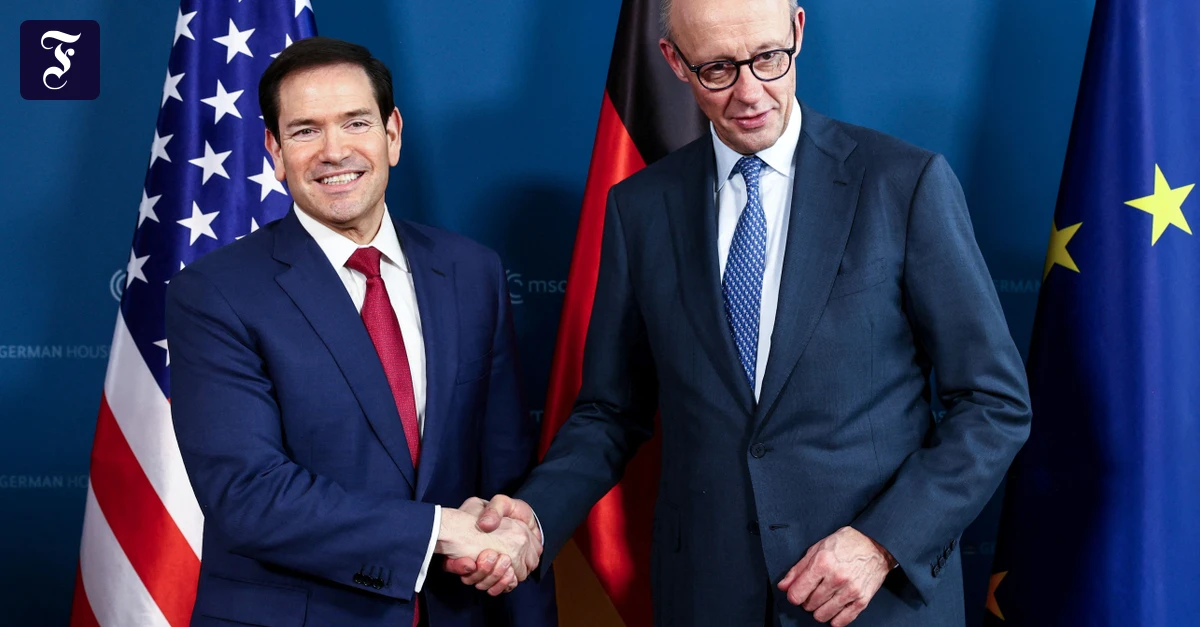 Merz und Rubio: Die transatlantische Hand ergreifen