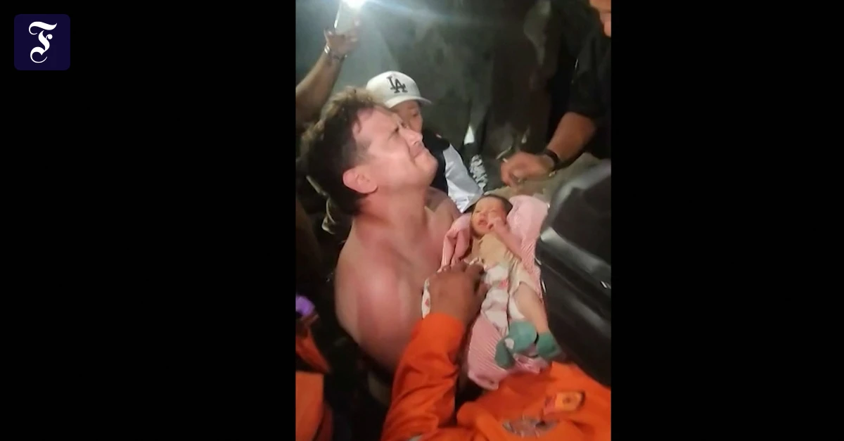La Guaira: Säugling nach Erdbeben in Venezuela lebend aus Trümmern gerettet