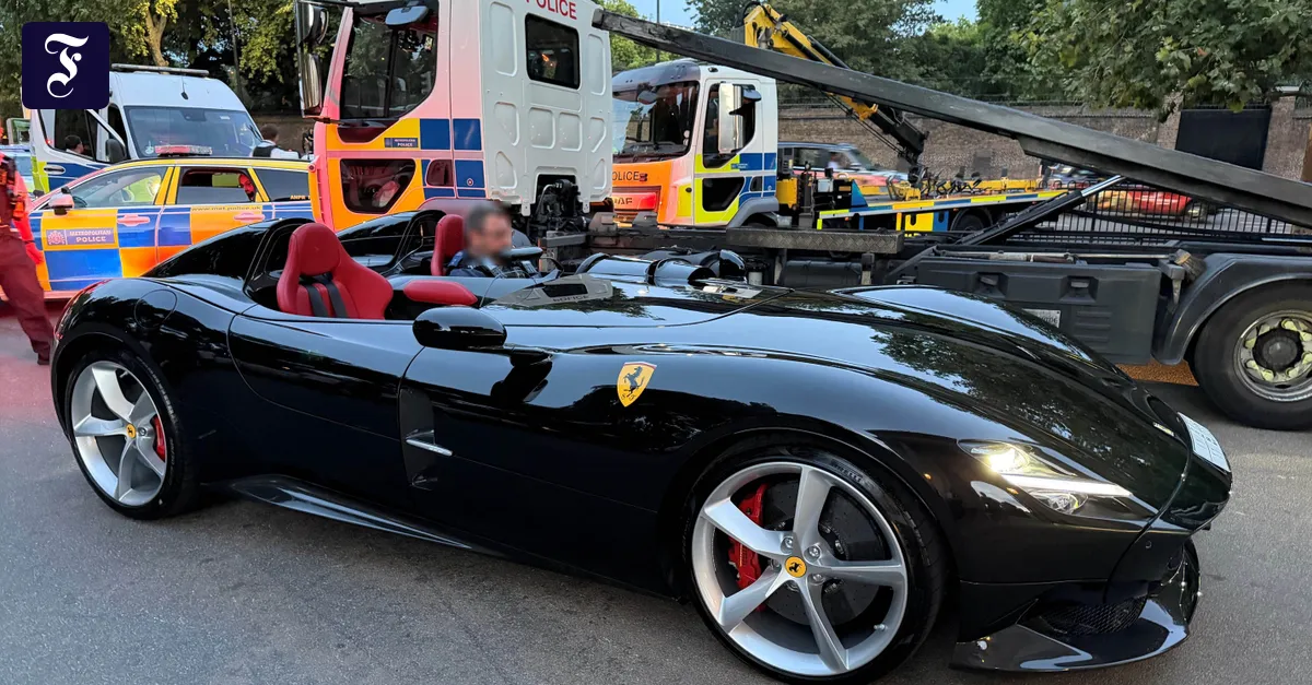 Londoner Polizei beschlagnahmt Dutzende Luxusautos