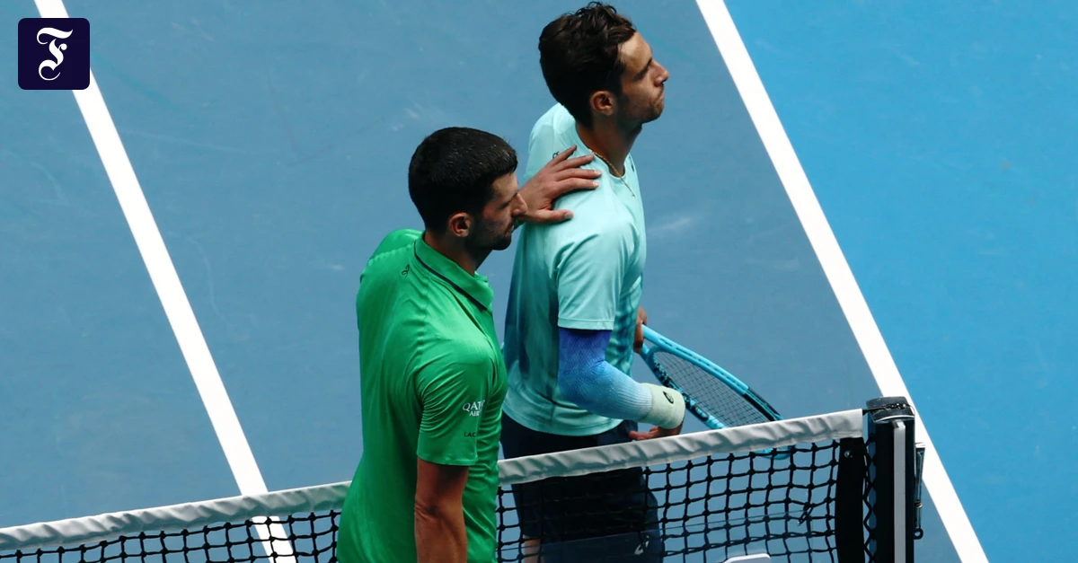 „Er war der bessere Spieler“: Djokovic im Halbfinale – dank der Verletzung des Gegners