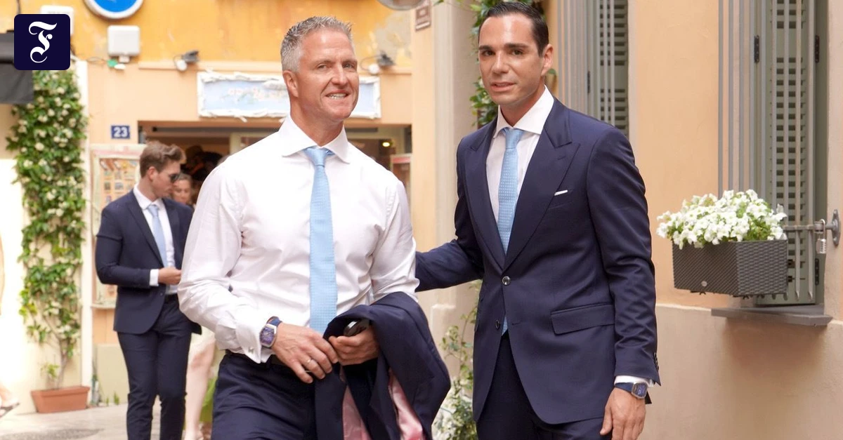 Ralf Schumacher married his partner in Saint-Tropez