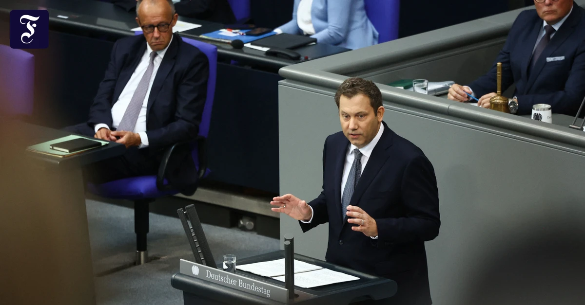 Klingbeil Opens Bundestag Budget Debate With First Speech