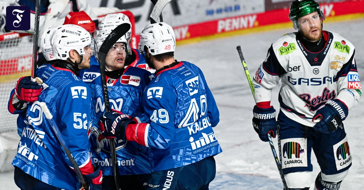 Die Eisbären Berlin gewinnen klar in Mannheim – Erster Sieg im Playoff-Finale, drei Siege zur Titelverteidigung fehlen