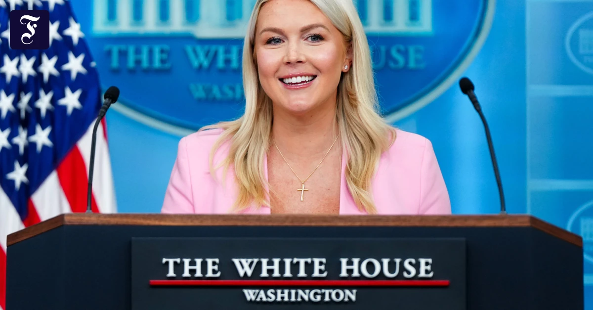 Liveticker USA unter Trump: Trump: Sprecherin Leavitt hört zum Monatsende auf | FAZ