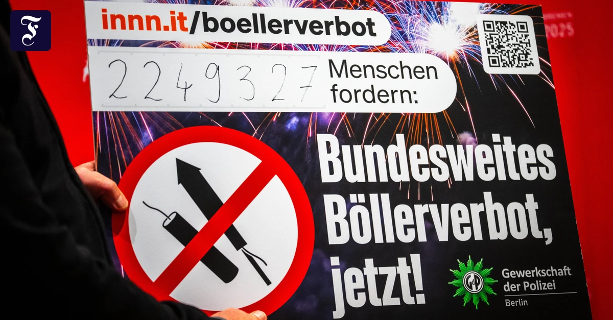 Silvester: 2,7 Millionen Menschen unterzeichnen Petition für Böllerverbot