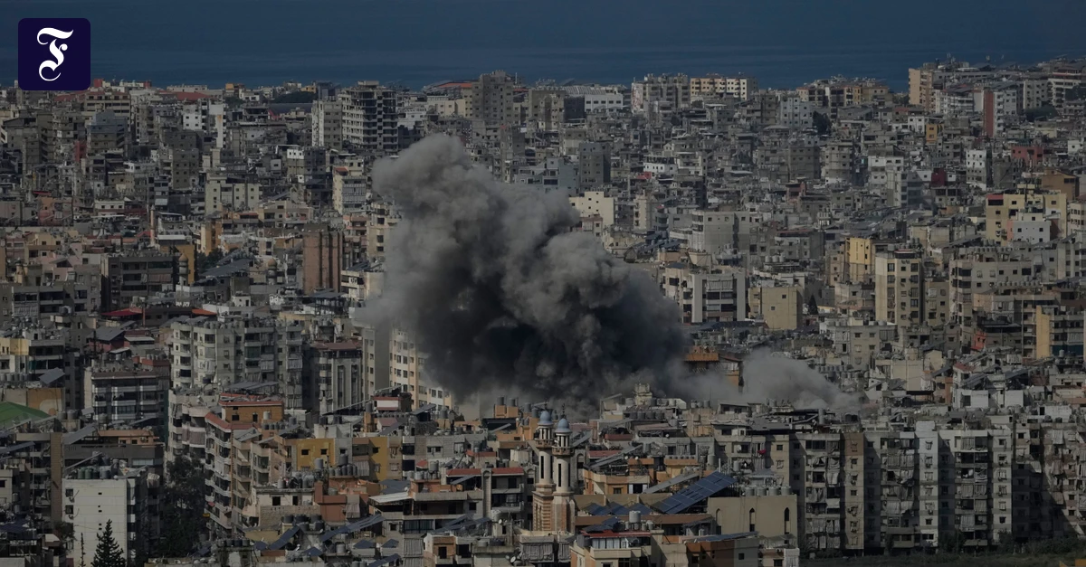 Iran-Krieg: Schwere Luftangriffe aus Israel auf Beirut | FAZ