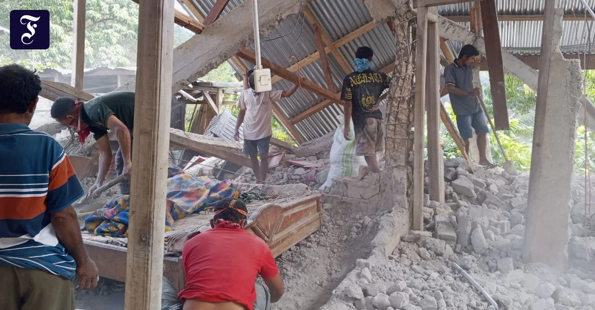 Earthquake on Flores: 