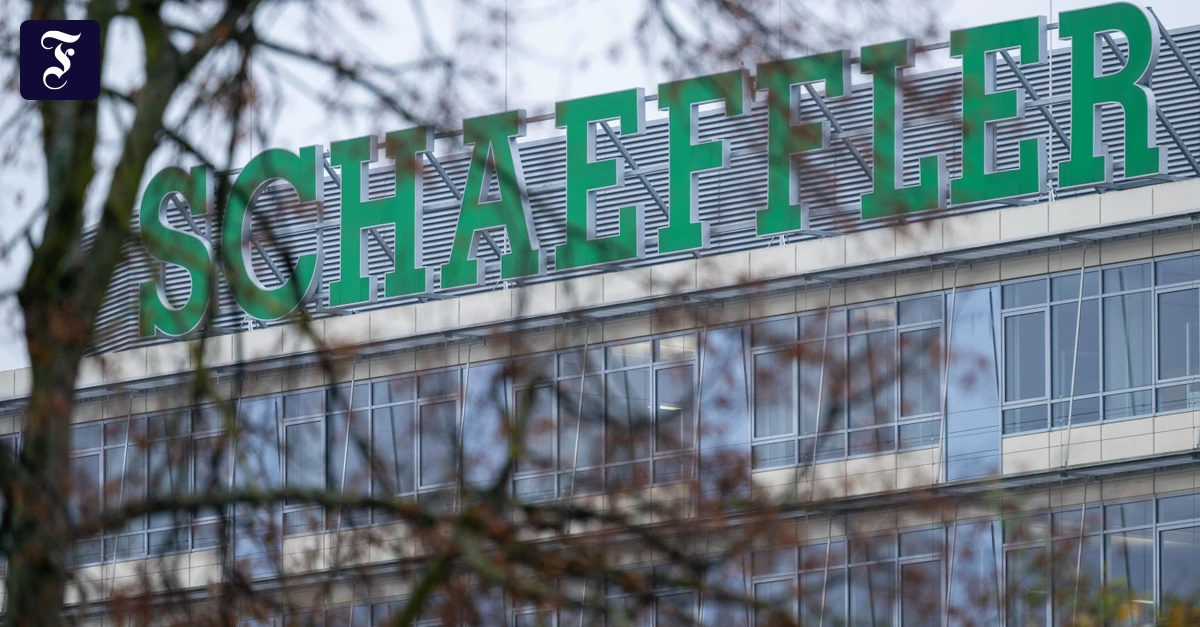 Schaeffler writes off 240 million euros: China crisis hits supplier