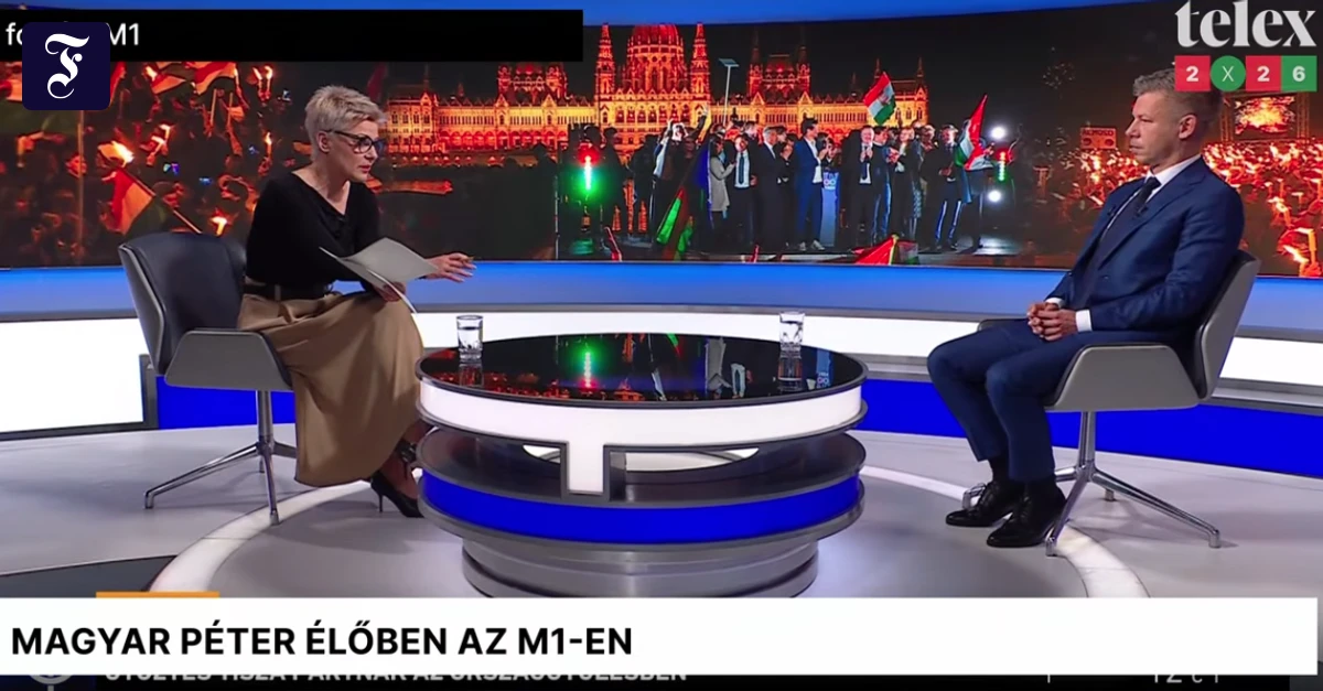 Auftritt in TV und Radio: Magyar rechnet live im Studio mit Ungarns Staatsrundfunk ab