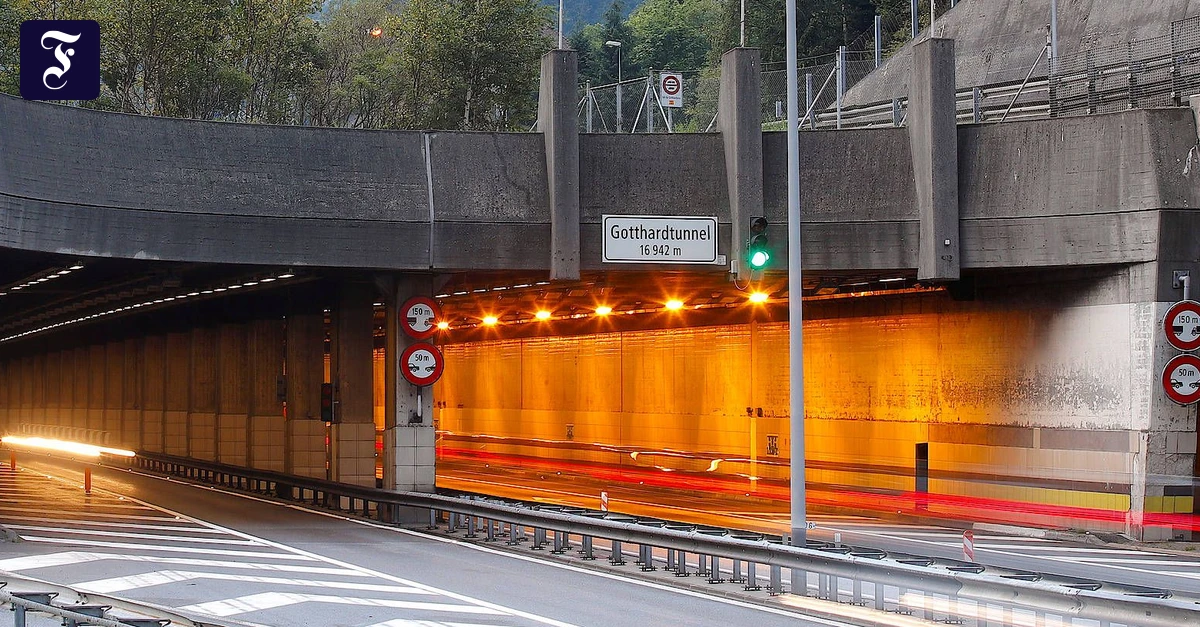 Gotthard-Tunnel: Raser muss nun doch ein Jahr ins Gefängnis | FAZ