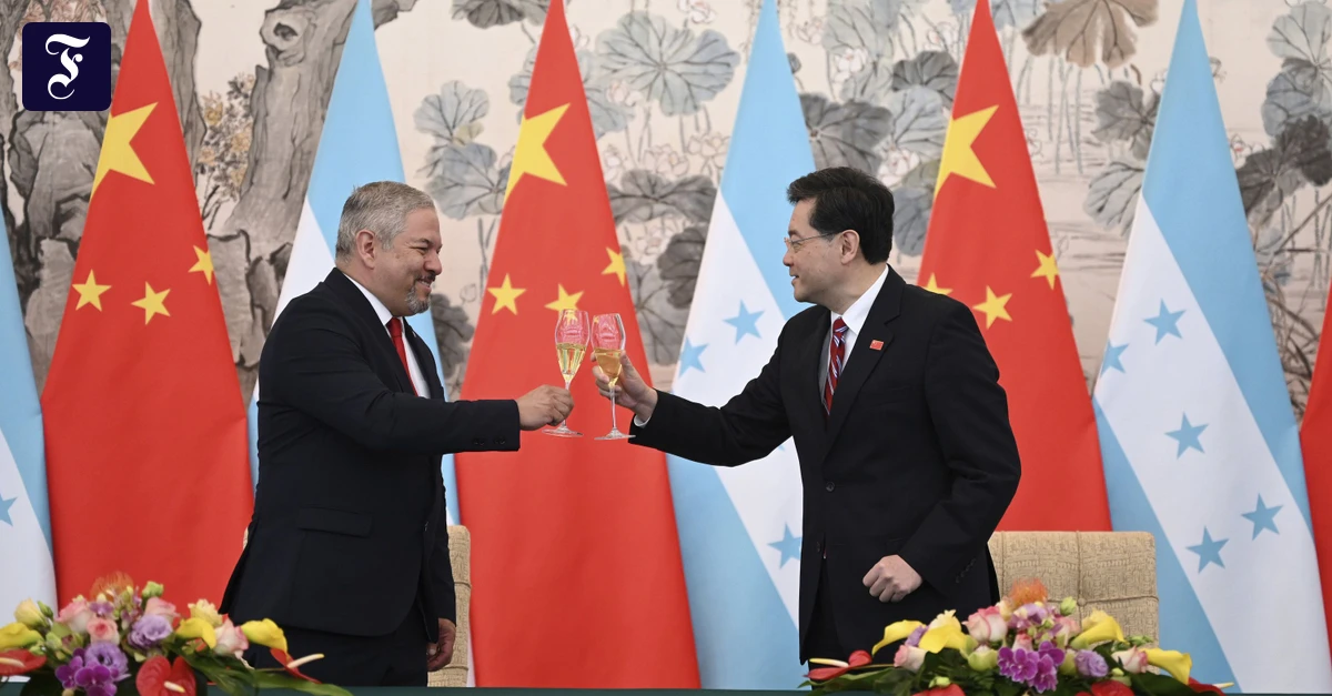 Beziehungen Zu China Honduras Bricht Mit Taiwan FAZ