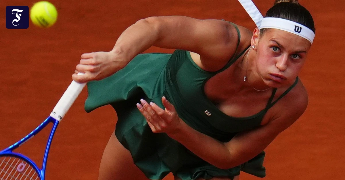 Ukrainerin bei den French Open: Marta Kostjuk siegt und ringt mit Emotionen