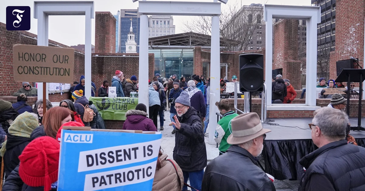 Ausstellung &uuml;ber Sklaven in Washingtons Haus in Philadelphia