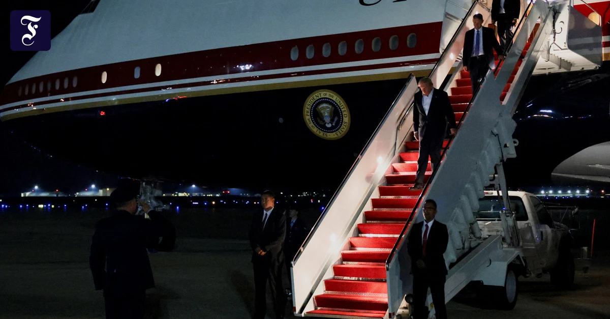 USA unter Trump: Bedrohung durch Rakete soll Grund für Trumps Flugzeugwechsel gewesen sein