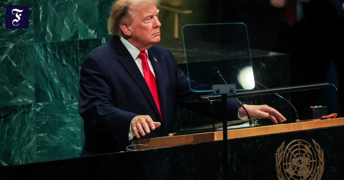 Trumps UN-Rede: Der Ukrainekrieg ist bald vorbei, das Öl wieder billig und Kuba frei