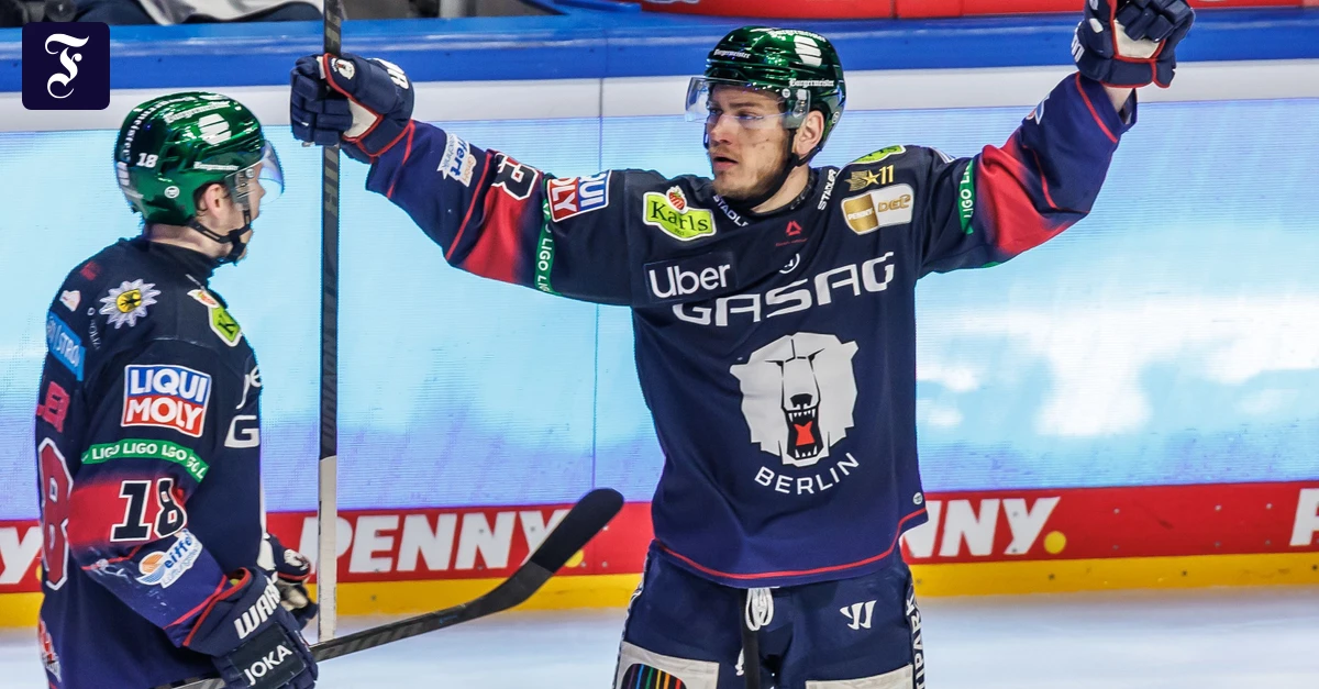 Eishockey-Play-offs: Eisbären Berlin gewinnen auch zweites DEL-Finalspiel