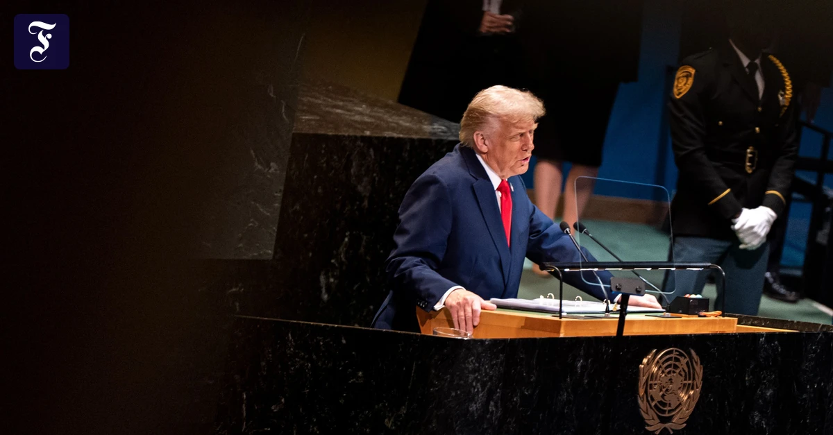 F.A.Z. frühdenker: Was sagt Donald Trump zu Beginn der UN-Generaldebatte?
