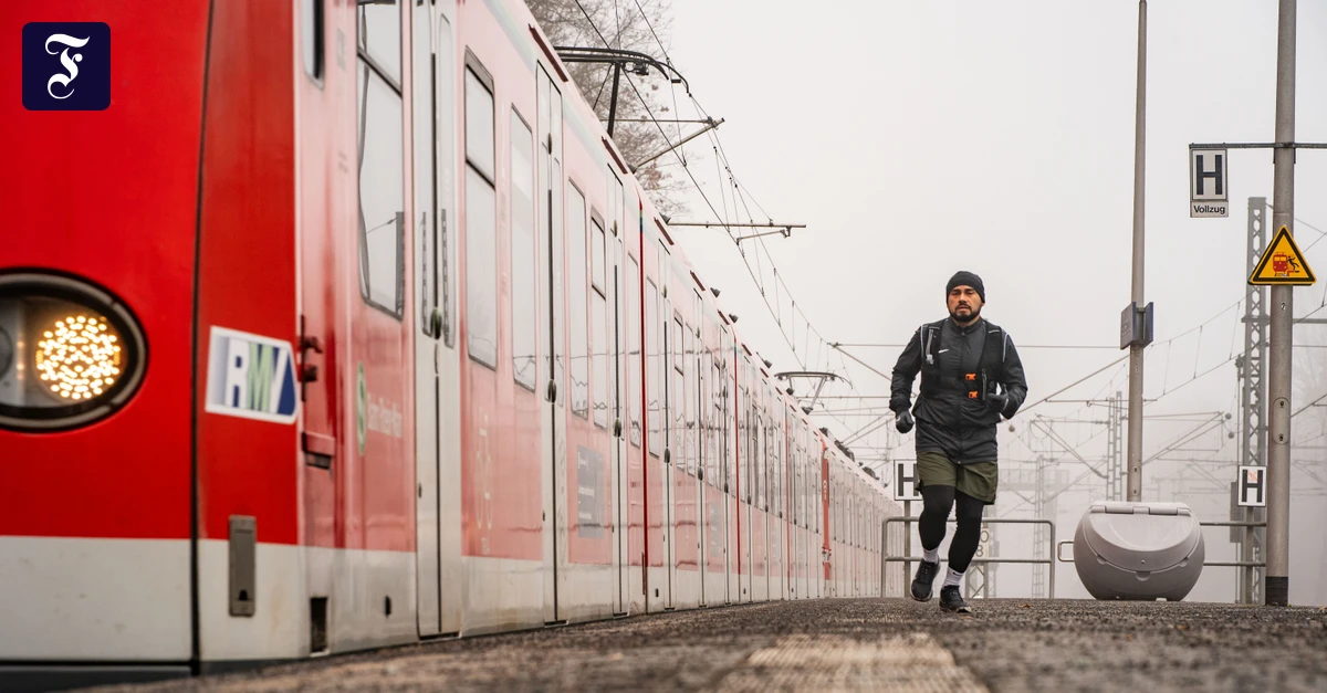 Laufen am S-Bahn-Netz: 878 Kilometer, immer an den Schienen entlang