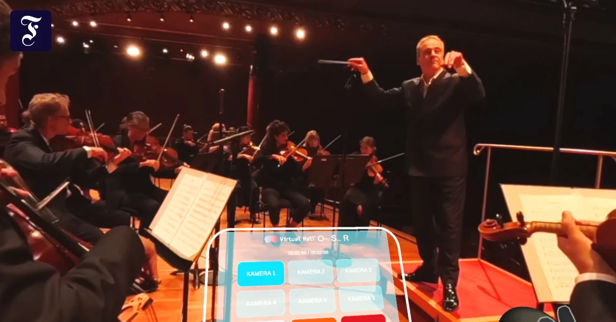 Virtuelles Konzert: Die Noten schweben magisch im Raum