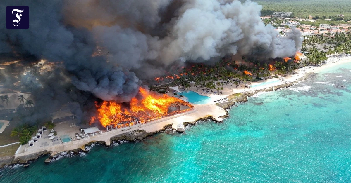 Dominikanische Republik: Eine Tote bei Feuer in einem Strandhotel