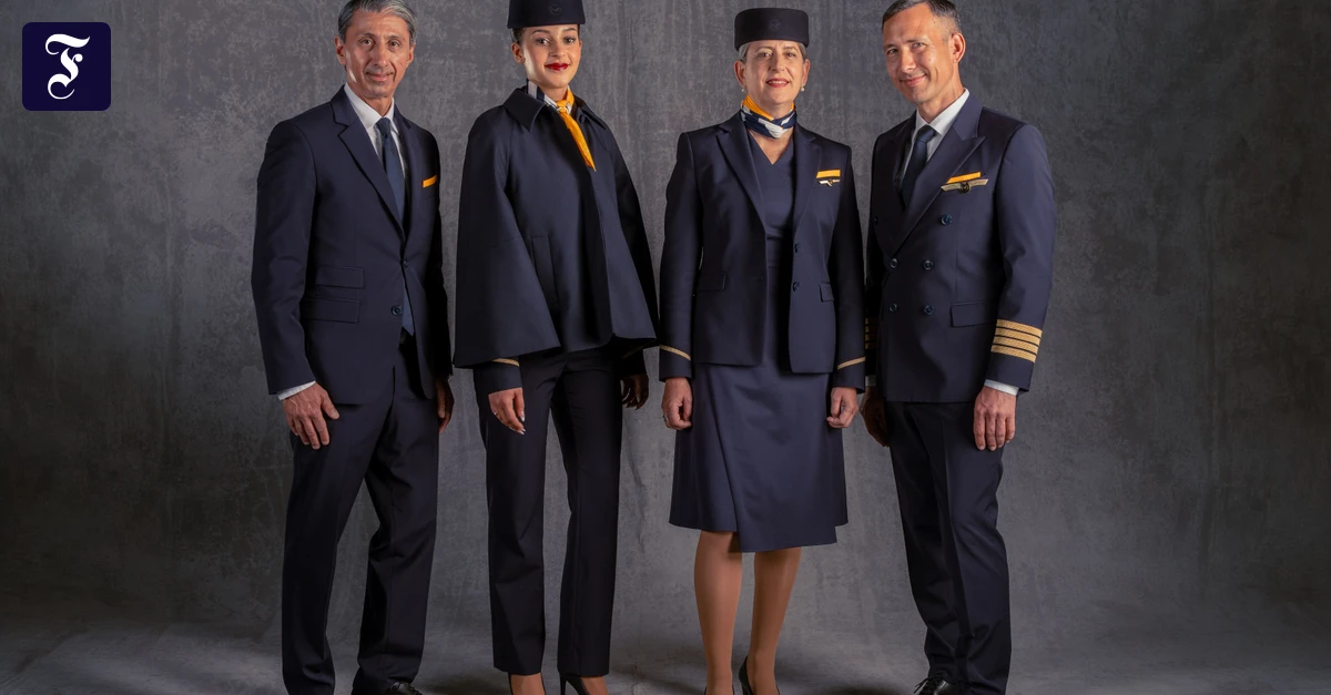 So sehen die neuen Uniformen der Lufthansa aus