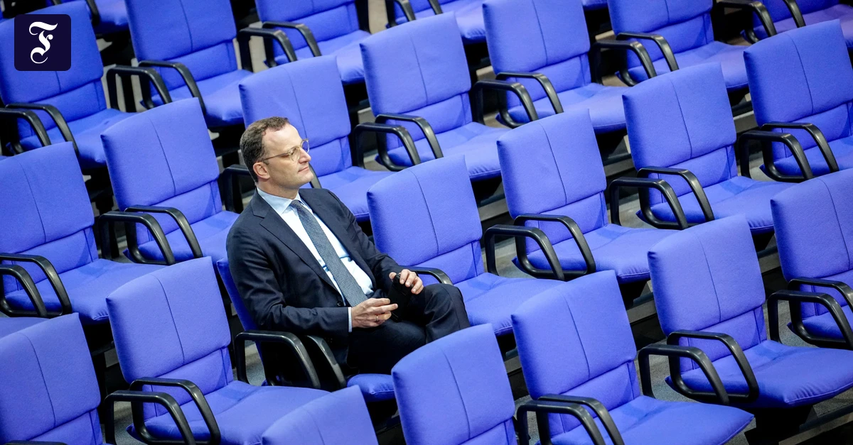 Jens Spahn, Vorsitzender der Unions-Fraktion, im Bundestag in Berlin (Ảnh: FAZ.NET)