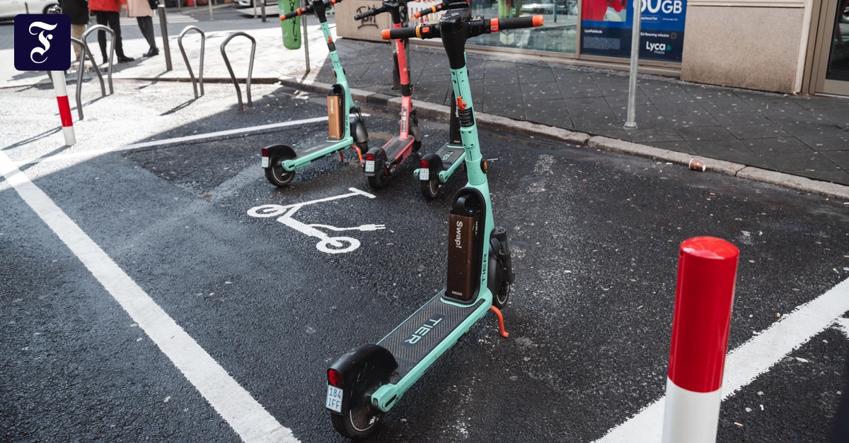 Frankfurt: E-Scooter-Parkverbot jetzt auch in Stadtteilen