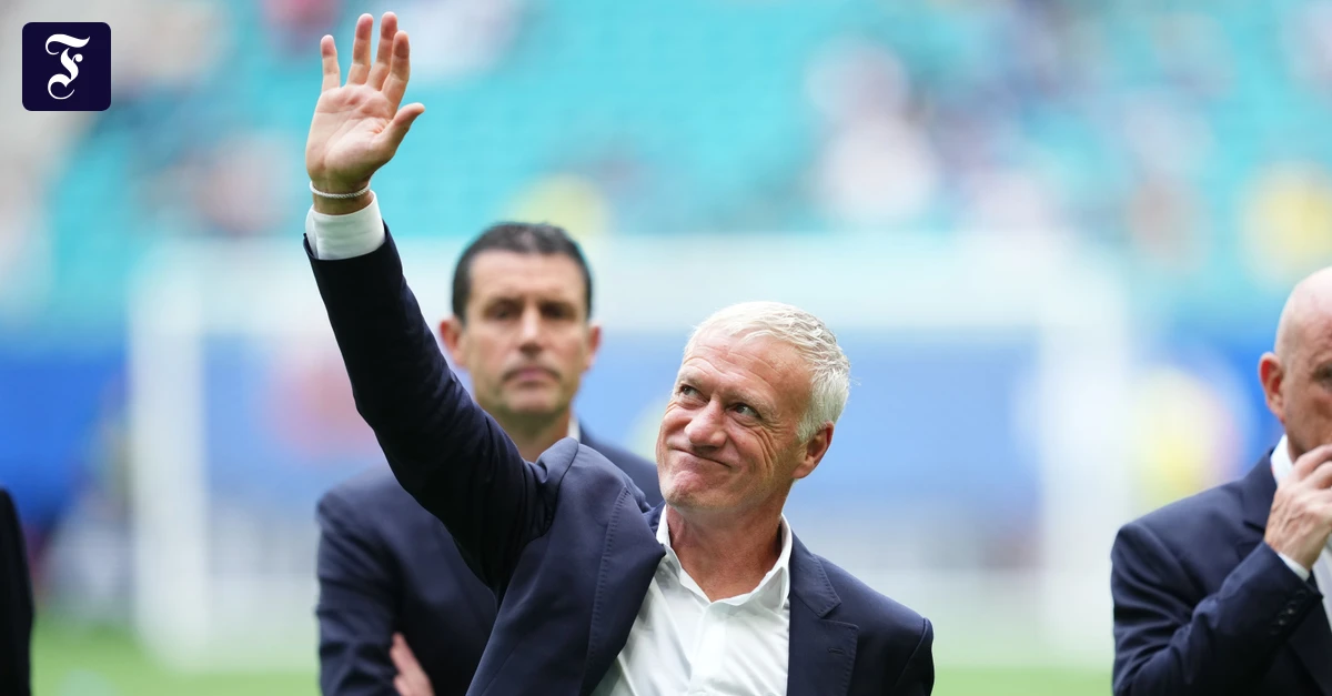 Didier Deschamps tritt als Trainer der französischen Nationalmannschaft zurück. (Ảnh: FAZ.NET)