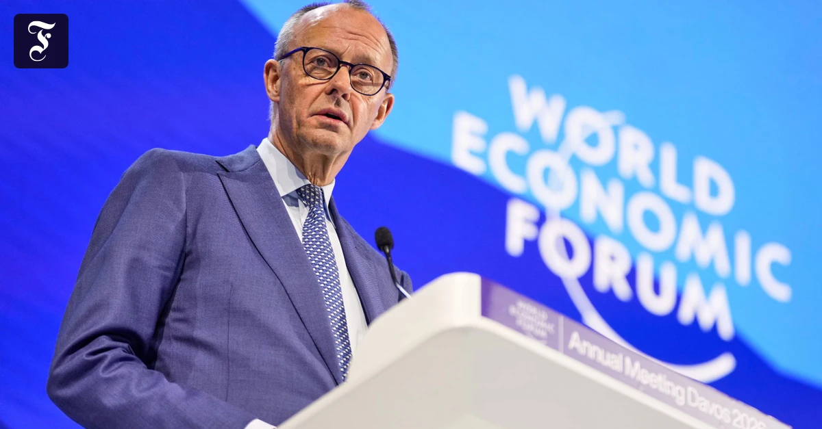 Merz hält Rede in Davos: Was in Erinnerung bleibt, ist die Beschreibung der Gefahr