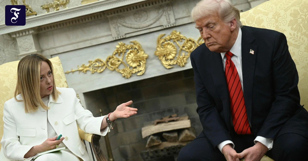 USA unter Trump: Meloni weist Trump zurecht: „Geht Sie nichts an“