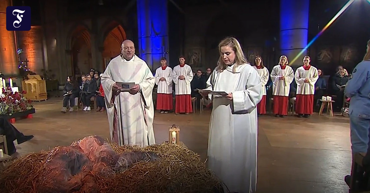 Christmette-in-der-ARD-Di-zese-Stuttgart-reagiert-auf-Kritik-an-Schleim-Jesus-