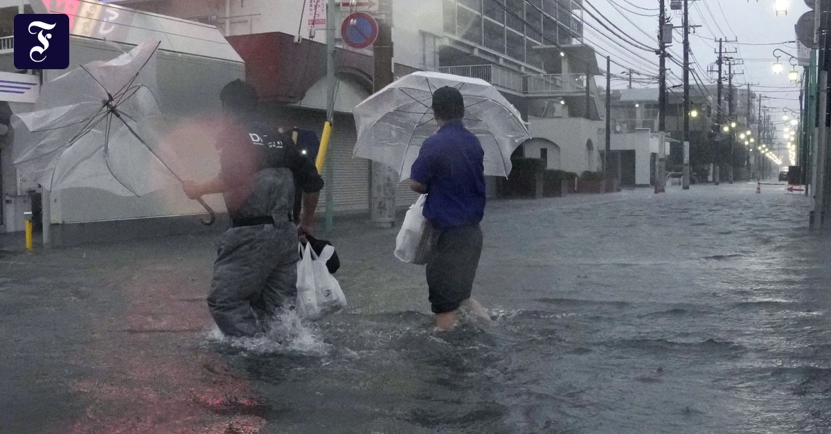 „Dujuan“: Mindestens vier Tote durch Taifun in Japan