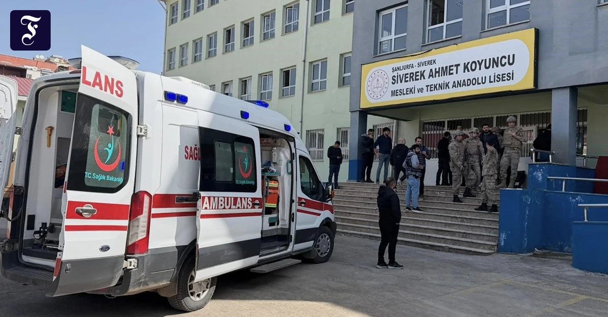 SANLIURFA: 16 Verletzte nach Schüssen an türkischer Schule