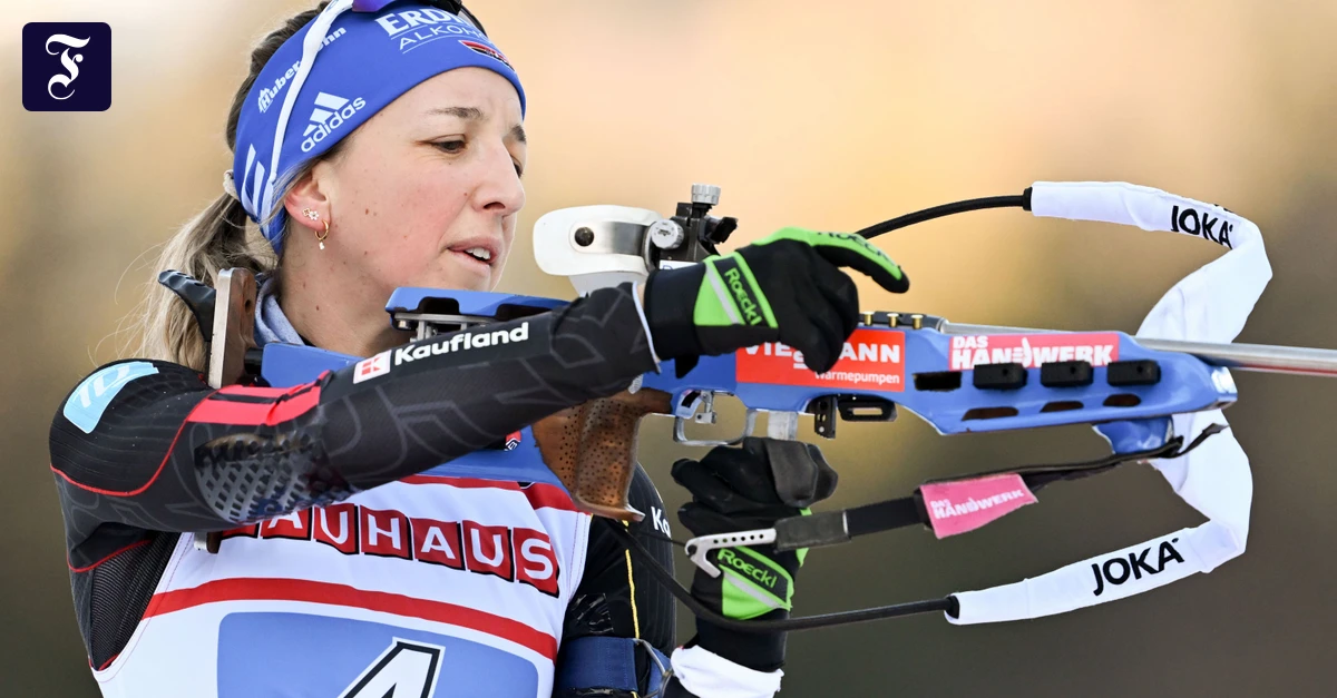 „Danach wird Schluss sein“: Franziska Preuß kündigt Biathlon-Karriereende an