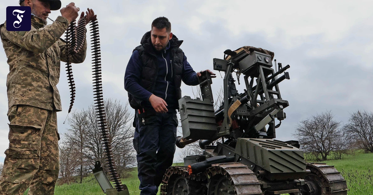 Die Ukraine setzt im Krieg gegen Russland auf Landroboter