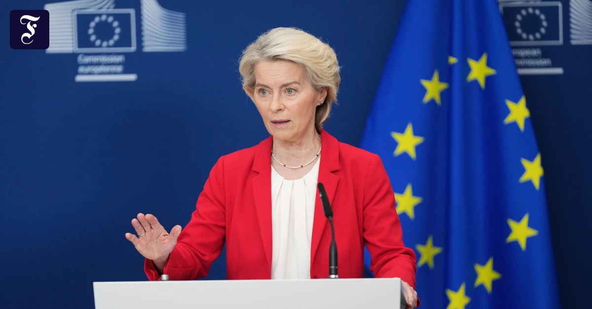 Krieg in der Ukraine: Von der Leyen: Russland muss Interesse an Frieden zeigen