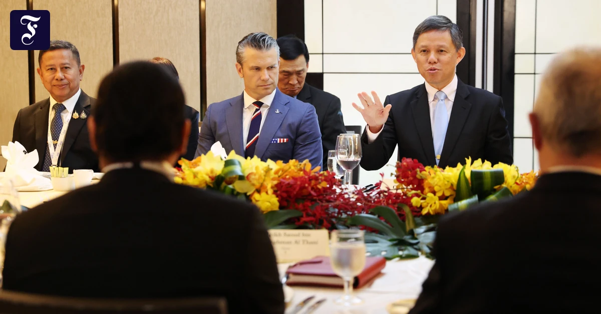 Hegseth in Singapore: Conciliatory tone towards China