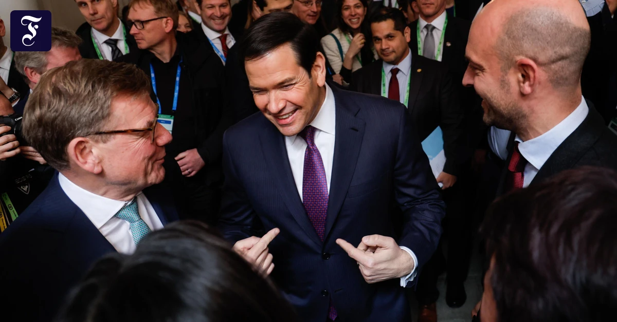 Der Außenminister in München: Marco Rubio, der Historiker