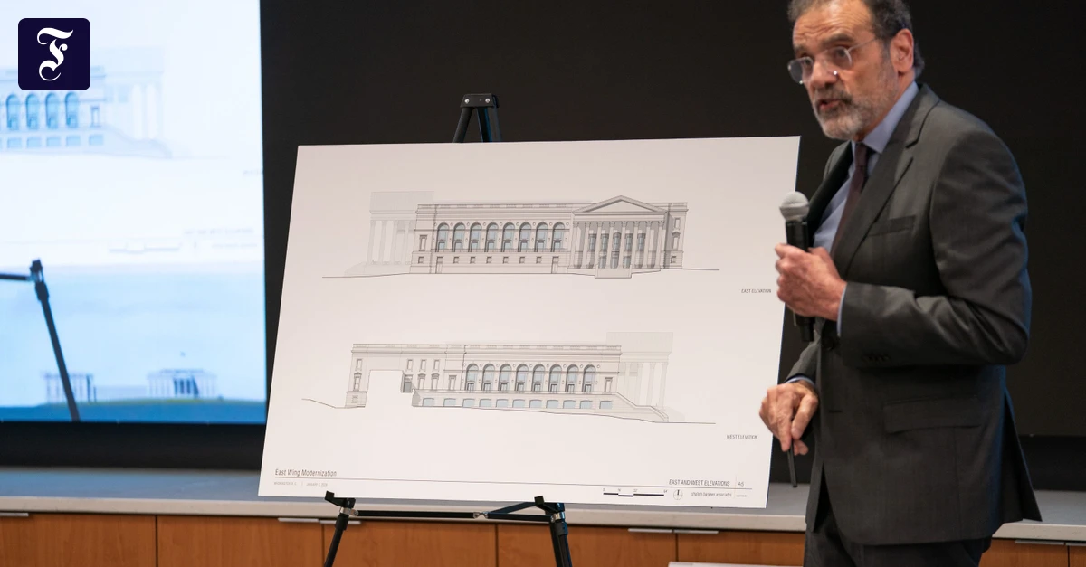 Skizzen veröffentlicht: So stellt sich Donald Trump den Festsaal im Weißen Haus vor