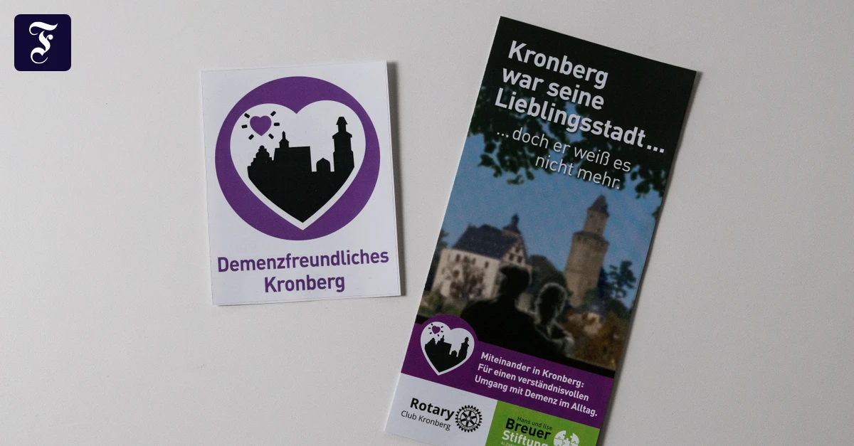 Demenzfreundliches Kronberg: Stadt der Sticker