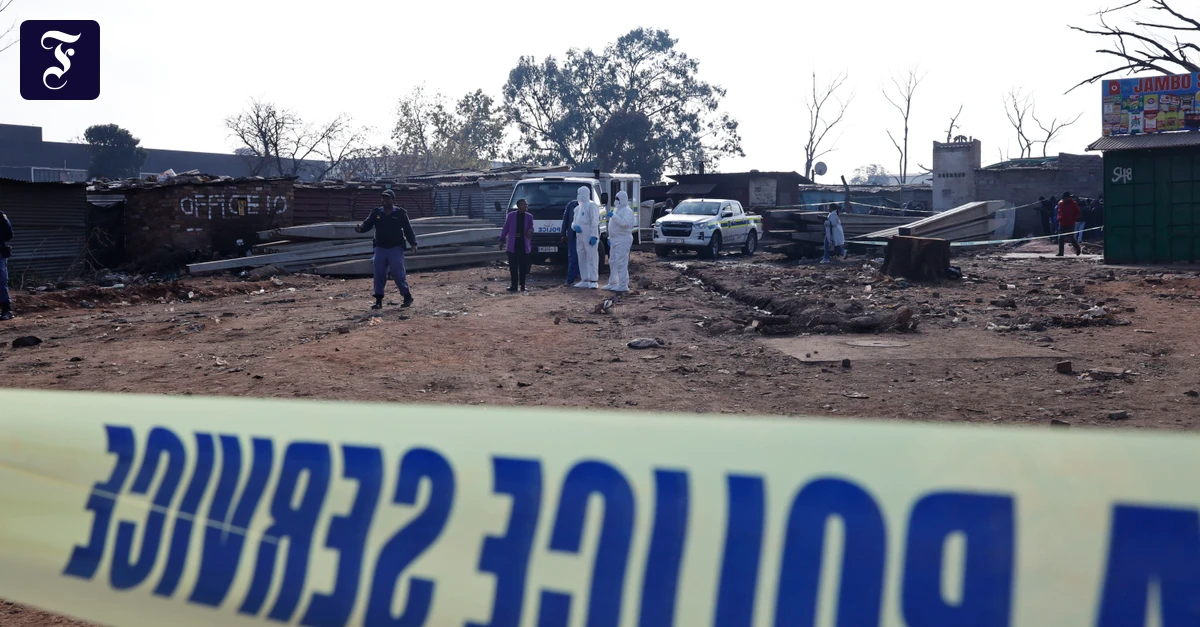 Südafrika: Mindestens zwölf Tote bei Schießerei nahe Johannesburg